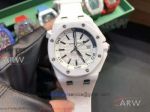 Perfect Replica Audemars Piguet Royal Oak Offshore Diver 42mm Automatic Watch - White Ceramic Bezel 